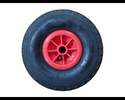  Luftbereiftes, pannensicheres Gummirad f&uuml;r das WIDL Gel&auml;nderad. 
 Technische Daten: &Oslash; 260&nbsp; mm, Dicke 80 mm, Durchmesser Achse &Oslash; 20 mm 