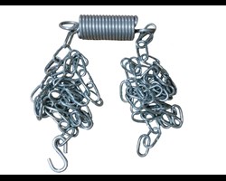  Kettenset geeignet f&uuml;r die Holzspalter HF-85 und HF-105. 
 Ersatzteilnummer: 300.215.K 