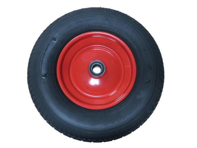  Luftbereiftes Rad mit Kugellager 
 Technische Daten: 415 mm x 110 mm, 25 mm Metallradkranz, 51 mm Radkranzbreite 
 Geeignet f&uuml;r WIDL X-Holzspalter 