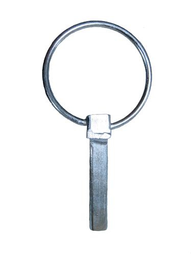  Klappstecker f&uuml;r Unterlenkerbolzen der Dreipunktanh&auml;ngung. 
 Geeignet f&uuml;r alle Wippkreiss&auml;gen mit Zapfwellenantrieb und Kombiantrieb Zapfwelle/Motor 