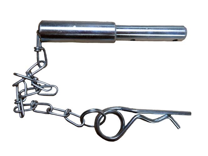  Oberlenkerbolzen 19 / 25 mit Kette und Federstecker 
 &nbsp; 